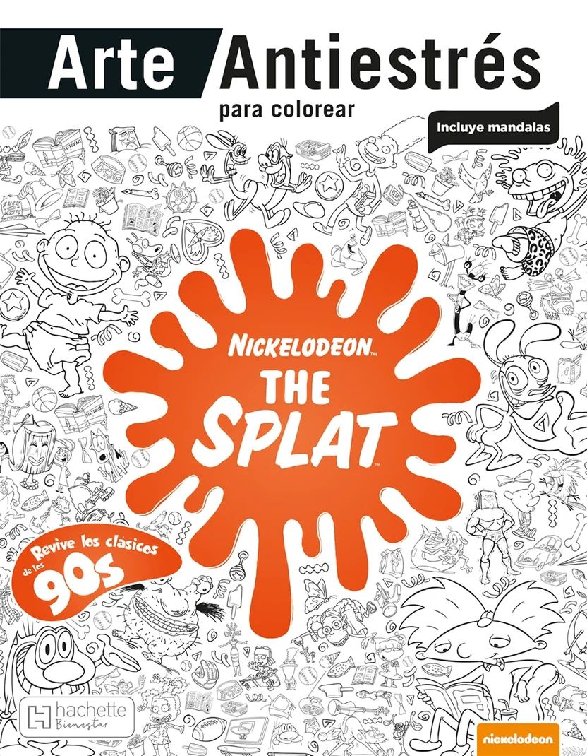 Arte Antiestrés The Splat Nickelodeon Hachette