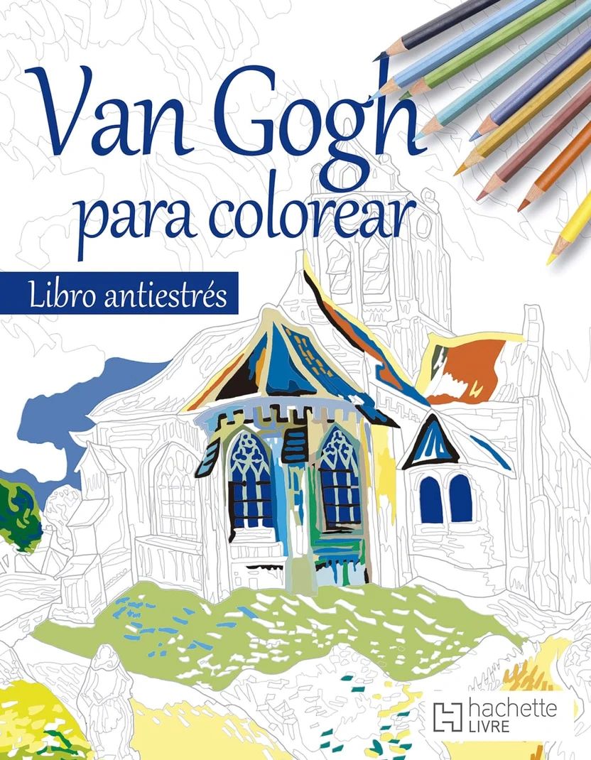 Arte Antiestres Van Gogh para colorear Hachette