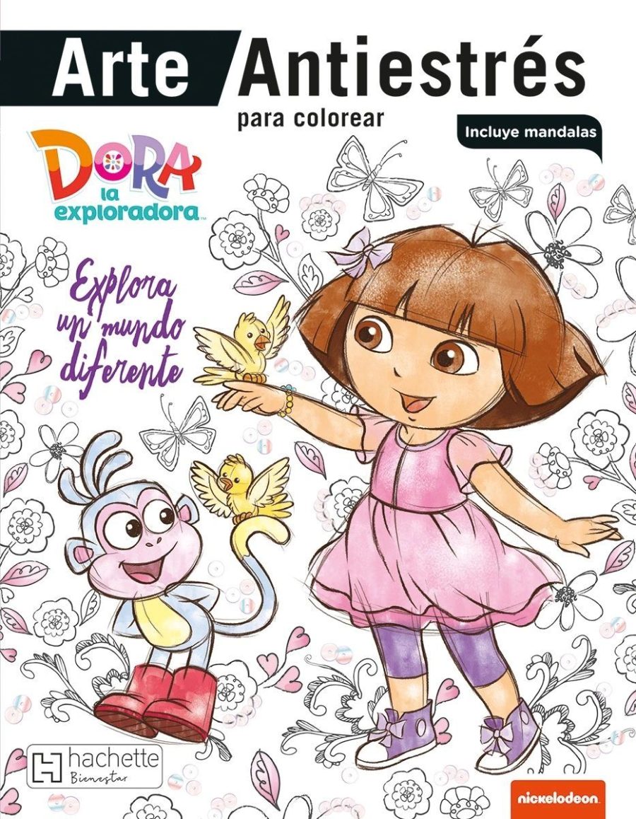 Dora la exploradora Arte Antiestrés Hachette