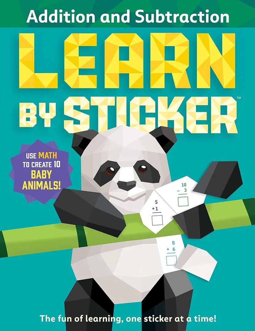 Learn by sticker use math to create 10 baby animals