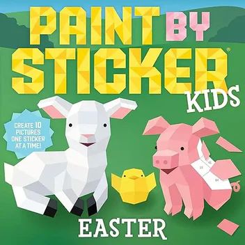 Paint by sticker kids easter