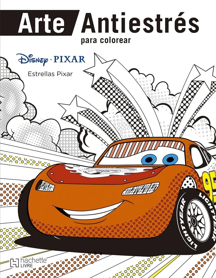 Arte Antiestrés Disney Pixar Hachette