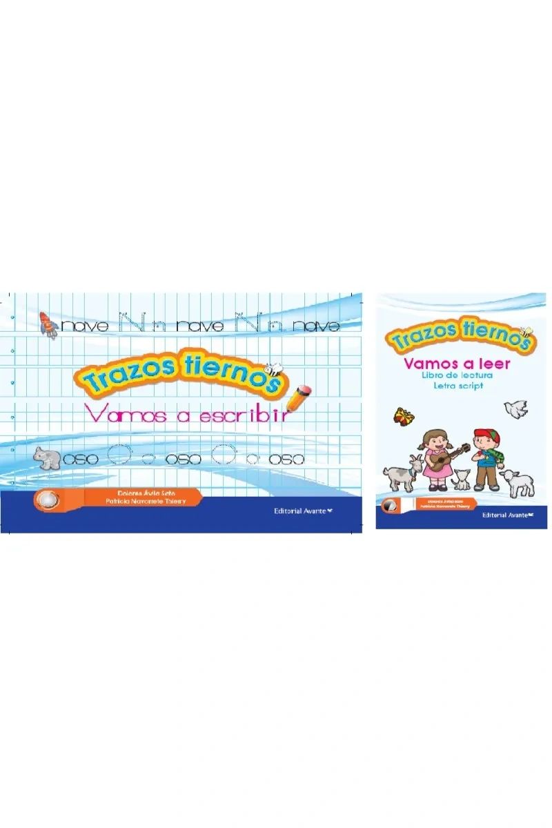 paquete de trazos tiernos vamos a leer editorial Advante