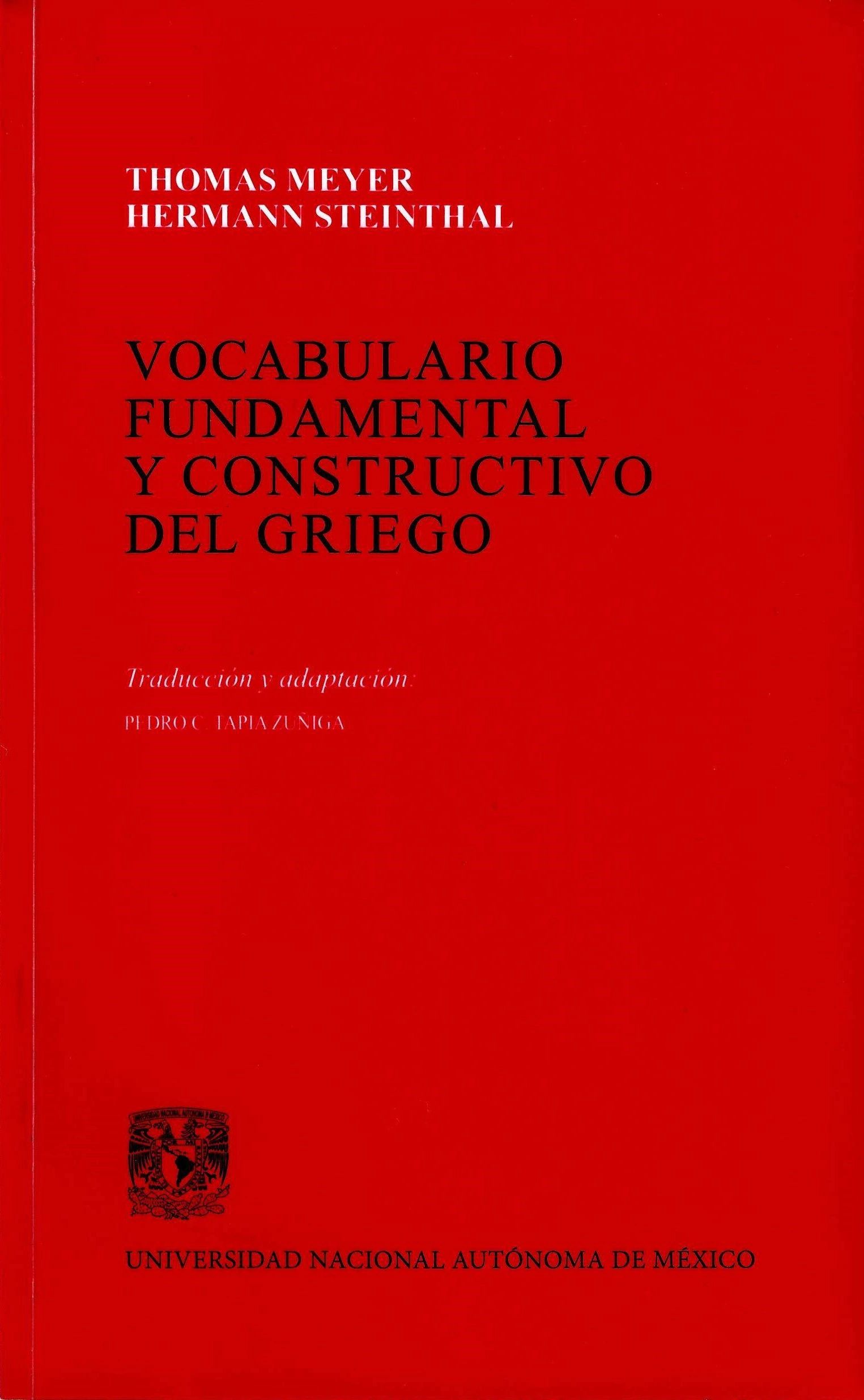 Vocabulario fundamental y constructivo del griego UNAM