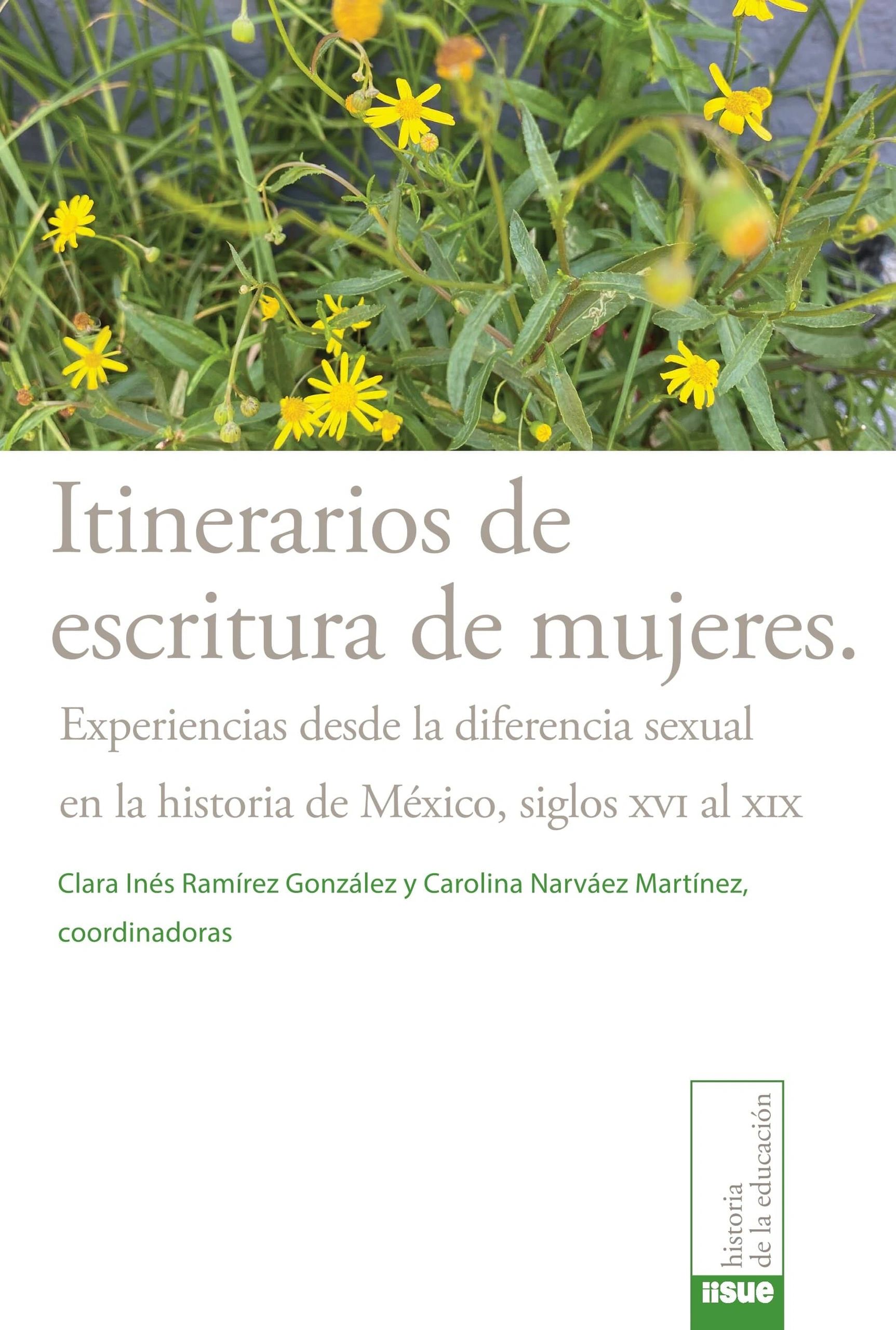 Itinerarios de escritura de mujeres Experiencias desde la diferencia sexual en la historia de México siglos XVI al XIX