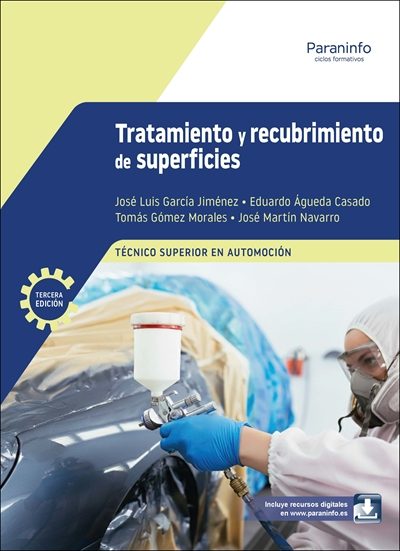 Tratamiento y recubrimiento de superficies 3 edición Editorial Paraninfo