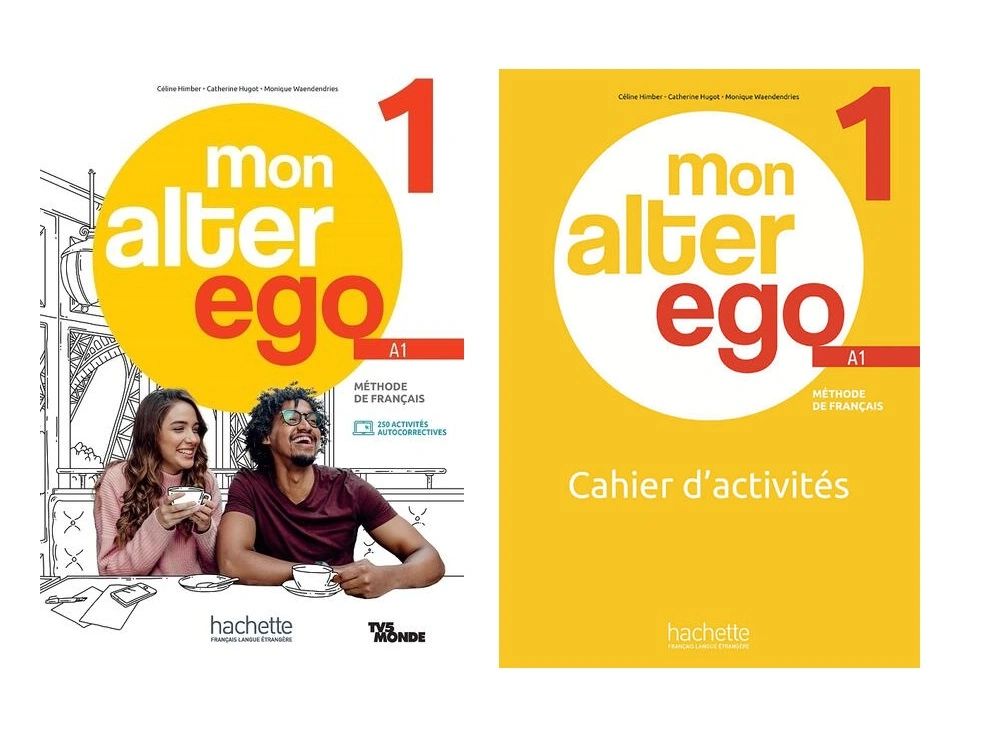 Mon Alter Ego 1 LIVRE + CAHIER D Activites Methode de Francais Hachette 2 Vol