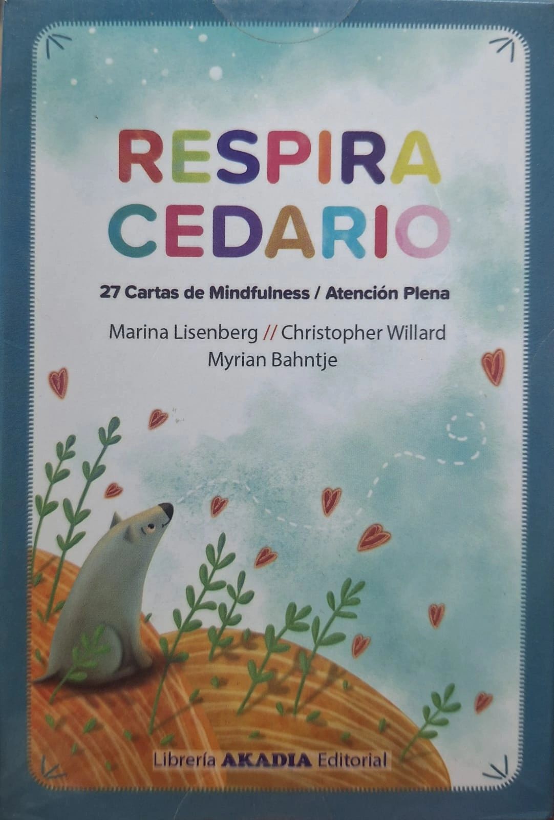 Respira cedario 27 cartas mindfulness Atención plena Akadia