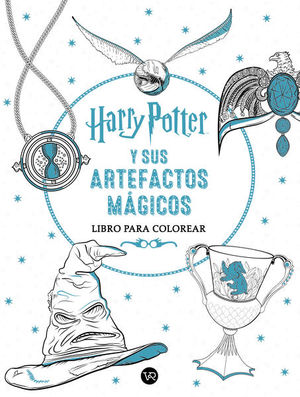 Harry Potter y sus artefactos magicos libro para colorear
