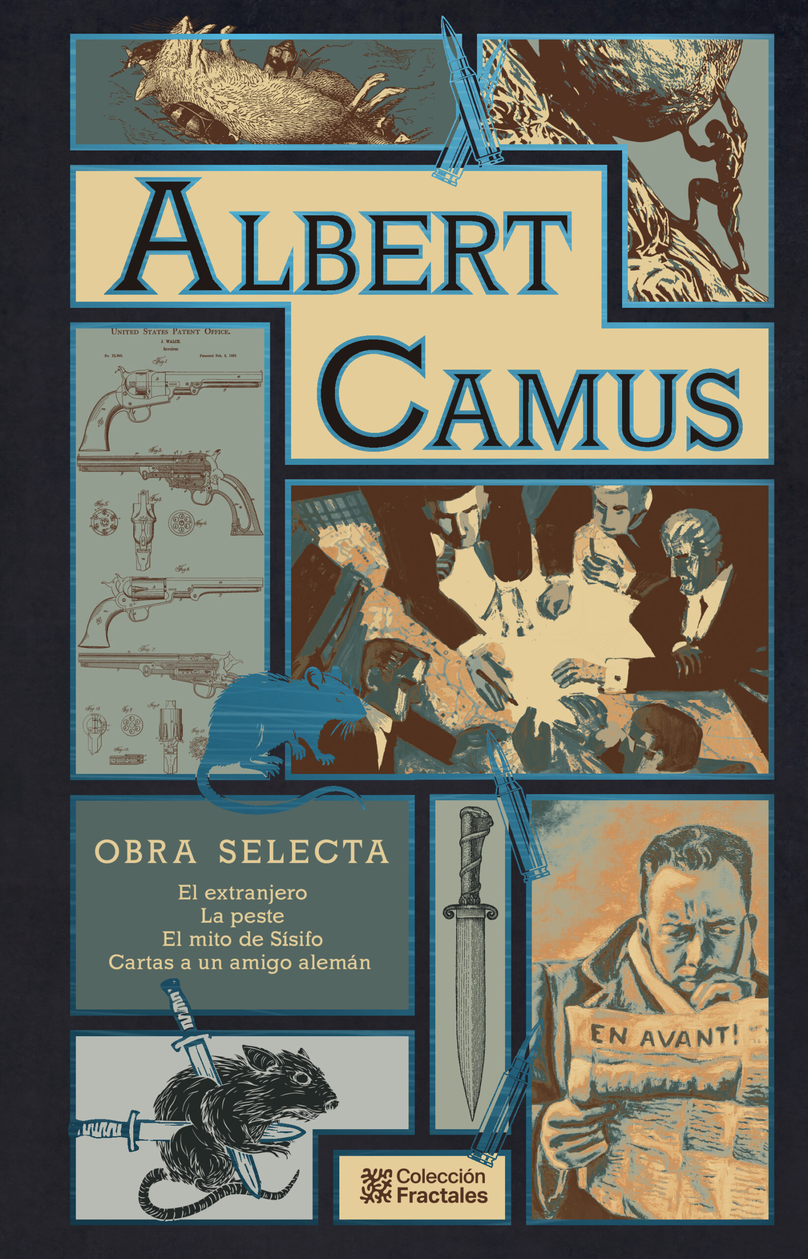 Albert Camus Obras selecta: "EL Extranjero" ,  "La Peste"  , "El mito de Sísifo"  & "Cartas a un amigo alemán"