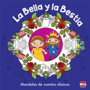 La bella y la bestia mandalas de cuentos clasicos