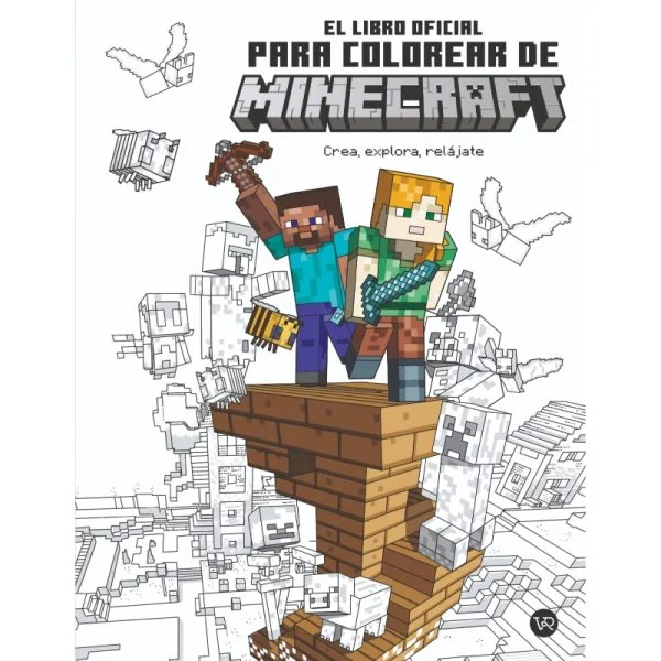 Minecraft El Libro Oficial Para Colorear vr editoras