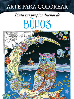 Arte para colorear Pinta tus propios diseños de buhos