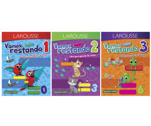 Colección Vamos Restando  Libro Para Ejercitar Las Restas 3 Títulos Diferentes / Venta Individual