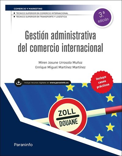 Gestión administrativa del comercio internacional 3.ª edición 2026 Editorial Paraninfo