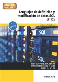 Lenguajes de definición y modificación de datos SQL Editorial Paraninfo