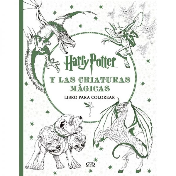Harry Potter y las criaturas magicas libro para colorear vr editoras