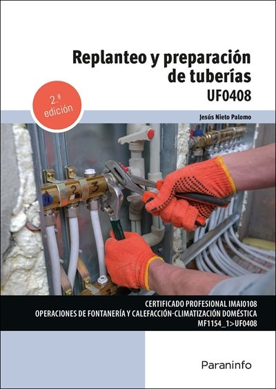 Replanteo y preparación de tuberías  Editorial Paraninfo