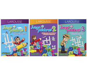 Coleccion prescolar de juego de palabras 1,2,y 3 crucigramas sopa de letras y divertidas actividades