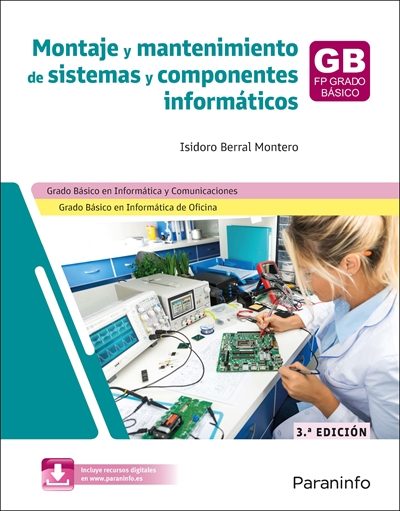 Montaje y mantenimiento de sistemas y componentes informáticos 3.ª edición Editorial Paraninfo