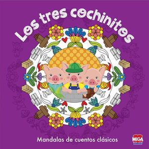 Los tres cochinitos mandalas de cuentos clasicos