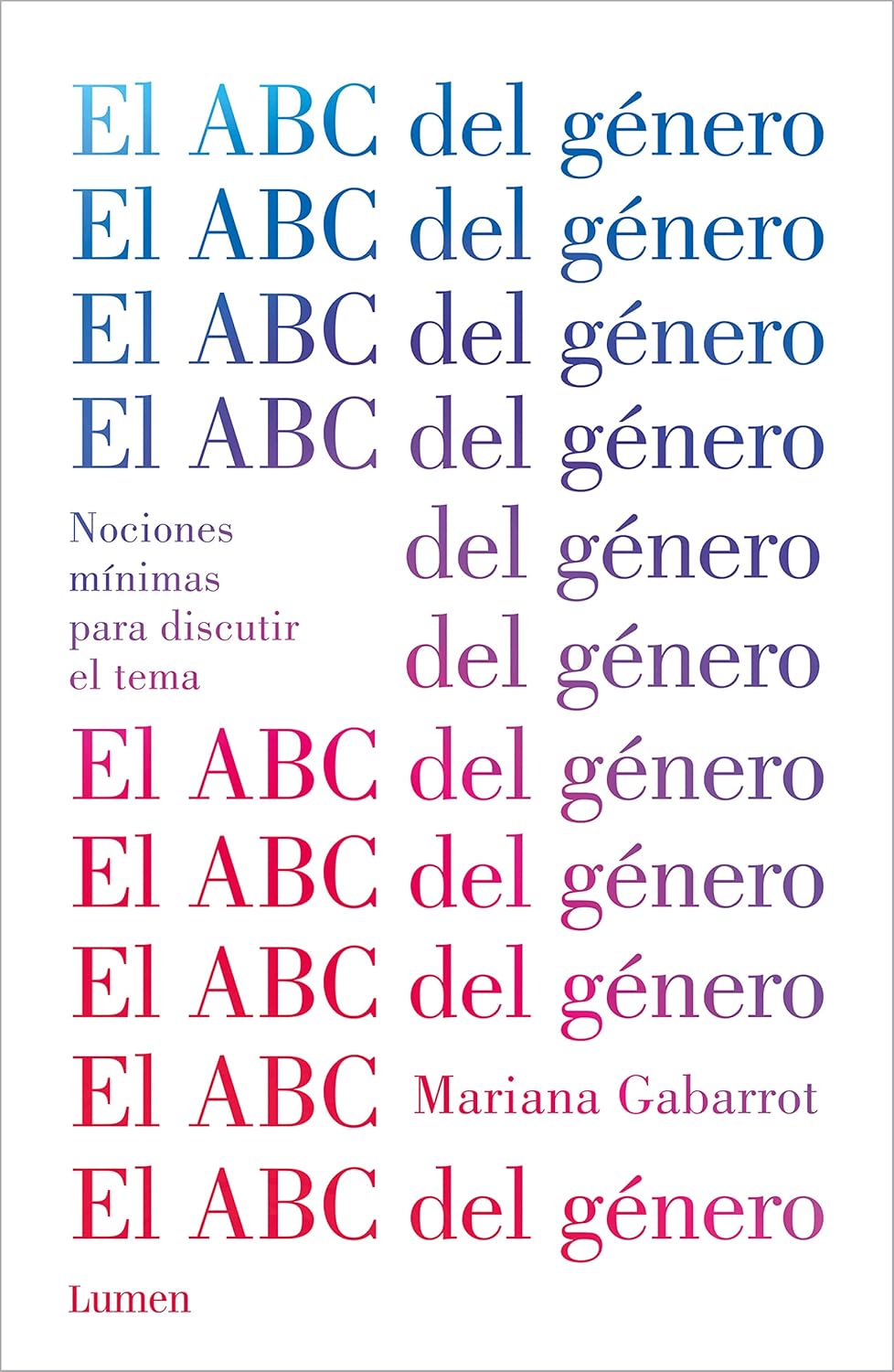 El Abc Del Género / Lumen